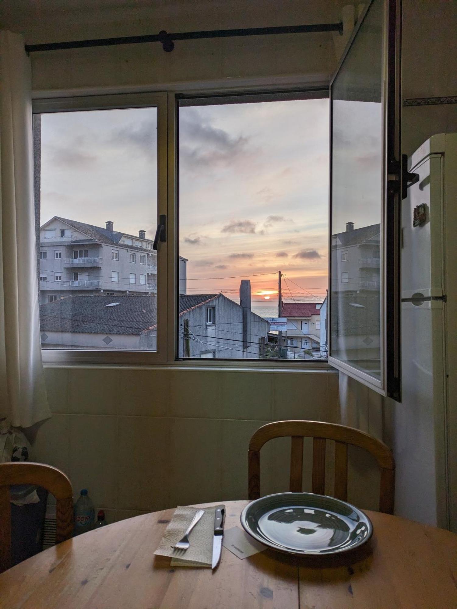 Apto En Muxia Con Vistas Al Mar Saude Doce Esterno foto