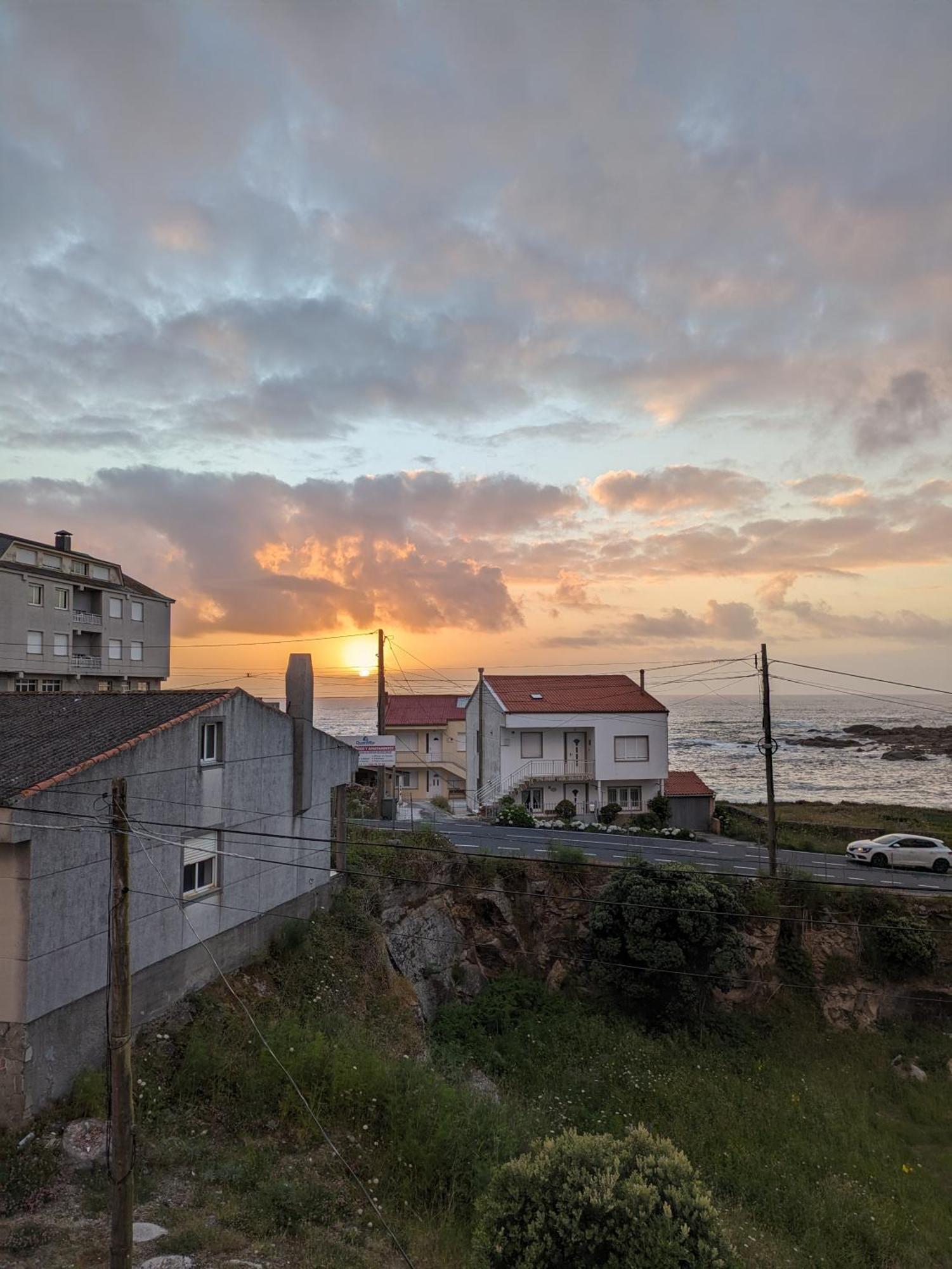 Apto En Muxia Con Vistas Al Mar Saude Doce Esterno foto